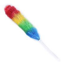 Colorful Duster Household Cleaning Duster Feather Brush Plastic Dust Brush Microfiber Dust Feather Household Cleaning Tools