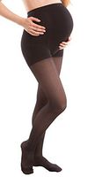 GABRIALLA Maternity Pantyhose, Compression (20-22 mmHg) Black, Tall