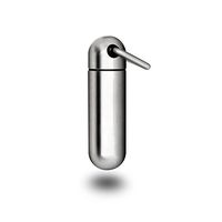 NUBARKO Keychain Pill Holder Titanium Mini Pill Fob Emergency Aspirin & Nitroglycerin Pill Holder for Men and Women, Waterproof, Light Weight and Non Allergenic