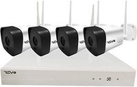 REVO America Wireless 4CH. Security System - 1TB HDD Full-HD Wi-Fi NVR, 4 x 720P Indoor/Outdoor Bullet Cameras - Remote Access Via Smart Phone, Tablet and Pc