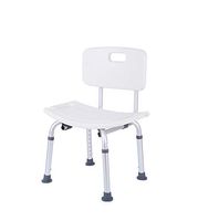 Bath Stool Bathing Chair, Aluminum Alloy Bath Stool, Elderly Woman Bathing Stool Anti Skid Height Adjustable Bathing Chair Backrest Bath Chair