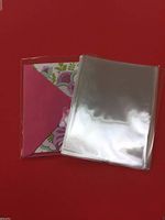 Packaging Bags Suppliers 500 Pcs 4-5/8 x5-3/4 - A2+ Clear Card Cello Poly Cellophane Bags Flat Envelopes