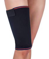 Dijenu in Bottega Thigh Support - Compression Sleeve - Recovery Thighs - Pain Relief - Injury Thigh - Running, Basketball, Tennis, Soccer, Sports – Athletic Thigh Support (Black, Large)
