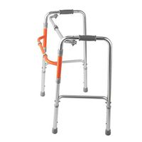 Walkers Four-Legged Aluminum Alloy Handrail Folding Elderly Disabled Walking Auxiliary Crutches Rehabilitation 50cm43.5cm76cm MUMUJIN