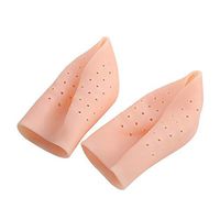 CapsA Plantar Fasciitis Height Increase Heels Sleeve Gel Heel Height Invisible Elevators, Pads, Arch Support, Heel Protectors, Foot Cushion 3CM Increase Insole Pain Relieve (Beige)