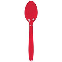 Amscan 458361.4 Plastic Spoons, Full Size, Apple Red