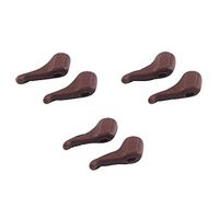 Silicone Anti-Slip Holder for Glasses Eyeglass Ear Hook (Small), Brown