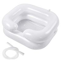 settencas Inflatable Wash Basin On The Bed Patient-Specific Shampoo for Inflatables Inflatable PVC Shampoo(Inflatable Tube Color Random)