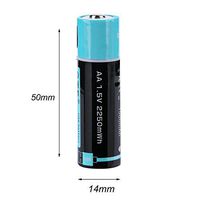 OUYAWEI USB Rechargeable AA Battery 1500mAh 1.5v Quick Charging Lithium Battery