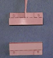 Flange Mount Contact And Magnet With Center Leads Brown - 10 Pack