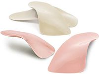 Travel Feet Balance Lady Foot Arch Supports for High Heels-Orthotic Insoles-Shoe Inserts for Women (3W8) Peach