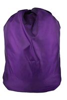 Heavy Duty Nylon Laundry Storage Bags with Drawstring, Durable, Machine Washable 30' x 40" Choose The Color(Bulk Order for Business Buyeres (Purple)