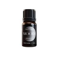 MOODI Pure Immunity Essential Oils Blend – Ancient, Cold Pressed & Steam Distilled Methods – Best DIY Aromatherapy Essential Oil to Support Cold, Congestion, Flu, Exhaustion & Malaise (10ml)