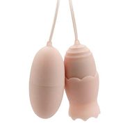 Bache60 12 Frequency Rechargeable Tóngue Līcking Double Jumping E-gg Vibrátor G-Spót Clitóral Sti-mulator Masager Adullt Six Toys for Couples Women