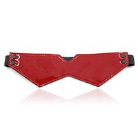 HOT TIME Eye Mask Blindfold Wine Red Submissive Holographic PVC Leather Soft Eye Cover Eyeshade for Night Sleeping, Travel, Nap