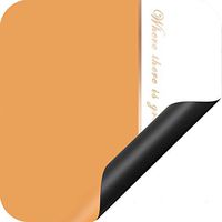 Floral Wrapping Paper Roll Korean Vintage Style Flower Bouquet Solid Color Waterproof Gift Packaging Paper 22.8 x 22.8 Inch (Orange + Gray)