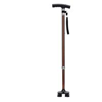 WXL Crutches - The Elderly Four-Legged Cane Telescopic Four-Corner Four-Foot Anti-Skid Walking Stick