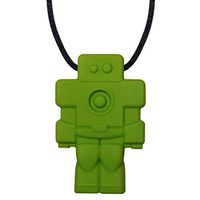 Robot Sensory Chewelry - Munchables Chew Necklace (Chewable Jewelry for Kids) (Green)