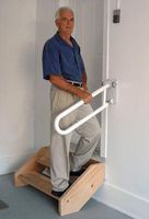 P.T. Rail, Angled, 32"/81cm, White