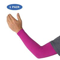 Kinship Comfort Brands® True Graduated Compression Arm Sleeves Therapeutic Support for Arm Muscles for Men & Women | Moisture Wicking, Fabric | UV Sun Screen | ONE Pair (Available in Sizes S,M,L,XL)