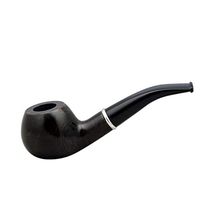 No 76 Briar Bent Dark Smooth Tobacco Smoking Pipe from Golden Pipe (Poland)