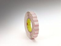 3M 476XL Clear Bonding Tape - 1 1/2 in Width x 6 mil Thick - Densified Kraft Paper Liner - 24459 [Price is per CASE]
