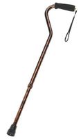 Carex Offset Designer Cane, Bronze