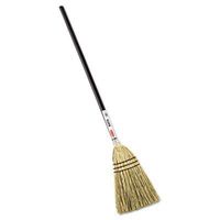 Rubbermaid Commercial Products 6373BRO Lobby Corn-Fill Broom44; 38 in. Handle - Brown
