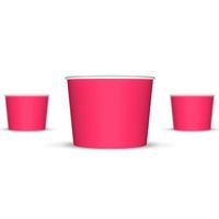 12 oz Paper Ice Cream Cups (50, Pink)