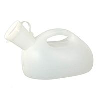 Olpchee Portable 2000ML Male Urinal Mens Potty Pee Bottle for Hospital Home Camping Car Travel (White)