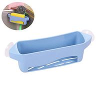 BESTONZON Kitchen Sink Sponge Storage Quick Drying Wire Basket Design with Strong Suction Cups for sponges Soaps scrubbers