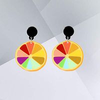 1set Fashion Lovely Fruit Earrings Dangle Stud Earrings Birthday Gift for Women Girls Stylish Pendant Prom Pretty Comfortable Jewelry Charms Cute Woman Styling