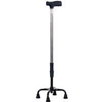 Jolly Adjustable Cane for Men & Women - Lightweight & Sturdy Offset Walking Stick - Mobility Aid for Elderly, Seniors & Handicap
