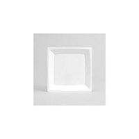 Comet 8-1/4" Square Milan White Plate (Ms9W) 168/Case