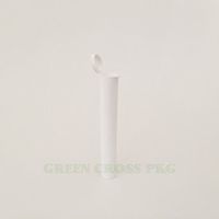 Pack 10 King J Doob Tube CONTAINERS 109 MM 420 Pop Top Medical Rx Prescription Vial Cig Joint Holder Waterproof Odor Proof 4.5" Long (White - Solid (Opaque))