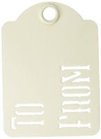 Graphic 45 to & from—ATC Ivory Tags