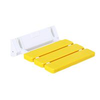 Li Wei Shop Bathroom Folding Chair Shower seat Safety Shoe Bench Disabled high Load-Bearing Bathroom Folding seat Space Saving Elderly Corridor Folding seat (Color : Yellow, Size : 3232.810cm)