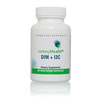 Seeking Health | DIM +13C Estrogen Support | 400 mg per Vegetarian Capsule | Menopause Support | Supports Estrogen Metabolism and Balance