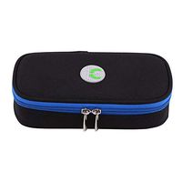 3 Colors Insulin Cooler,Portable Diabetic Organizer Cooler Bag Medical Care Cooler Case for Traveling(Black)
