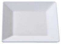 Yanco OK-107 Osaka-1 Plate, Square, 7.25" Length, 7.25 Width, Melamine, White Color, Pack of 48
