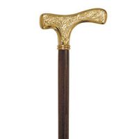 Imported 18k Gold handle walking cane for the distinguished gentleman