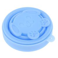 LoveinDIY Travel Silicone Foldable Storage Bowl Holder for Sterilizing - Blue