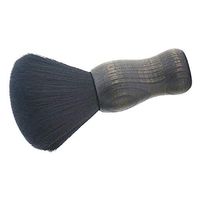 Professional LP Vinyl Record Cleaning Tool Anti Static Wooden Handle & Squirrel Hair Brush Stylus Dust Cleaner Total Length Approx.16cm(6.3inch) Black