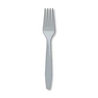 Metallic Silver Forks