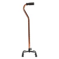 Giow Aluminum Alloy Crutches, Four-Legged Cane, Non-Slip Walker, Adjustable, Durable