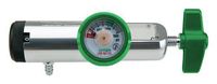 Oxygen Regulator Standard Body-CGA870, 0-4 LPM, Barb Outlet with Green Color Coded Gauge Protector and tee Handle