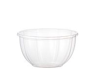 World Centric's Compostable 16 Ounce Clear PLA Salad Bowl (Package of 150)