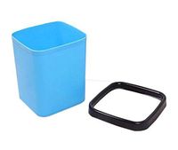 Creative Fashionable Mini Desktop Trash/Wastebasket, Blue Square