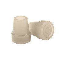 Drive Medical Glow in The Dark Cane Tip, Cream, 3/4 Inch, 2 Count