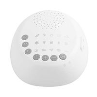 Ruiqas White Noise Machine, Sleep Helper Sound Relaxation Machine with 15 Sounds 3-Gear Timer Setting Audio Jack for Light Sleeper Insomnia Noise Pollution Baby Pacifying